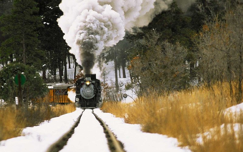 The Most Beautiful Winter Train Routes in North America