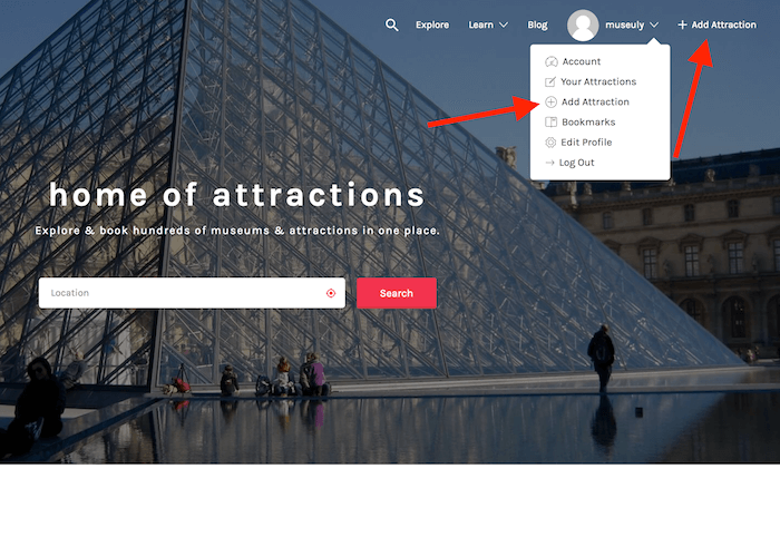 Add own attraction