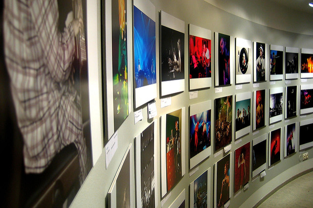 Photos on display in the Reykjavik Museum of Photography 