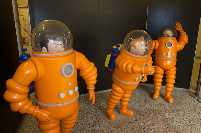 Tintin spacesuits