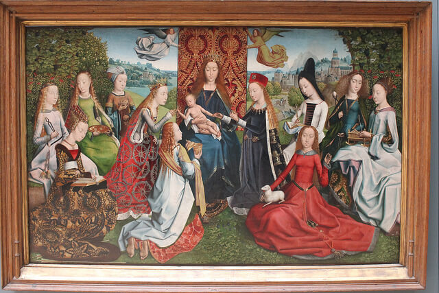 Virgo inter Virgines, Ma&icirc;tre de la l&eacute;gende &agrave; Sainte Lucie, Royal Museum of Fine Arts of Belgium