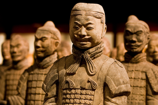 Jeff Krause Follow Epcot - Terracotta Man One of the warriors of the Terracotta Army. A reproduction on display in the China pavilion.