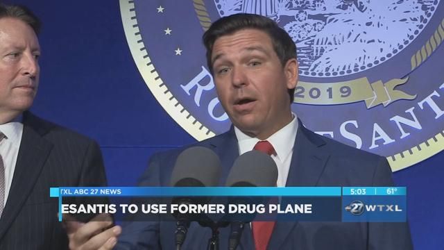 Gov. DeSantis to use former drug plane to travel across Florida
