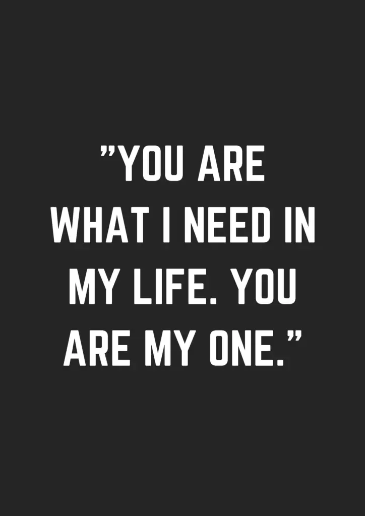 You are what I need museuly