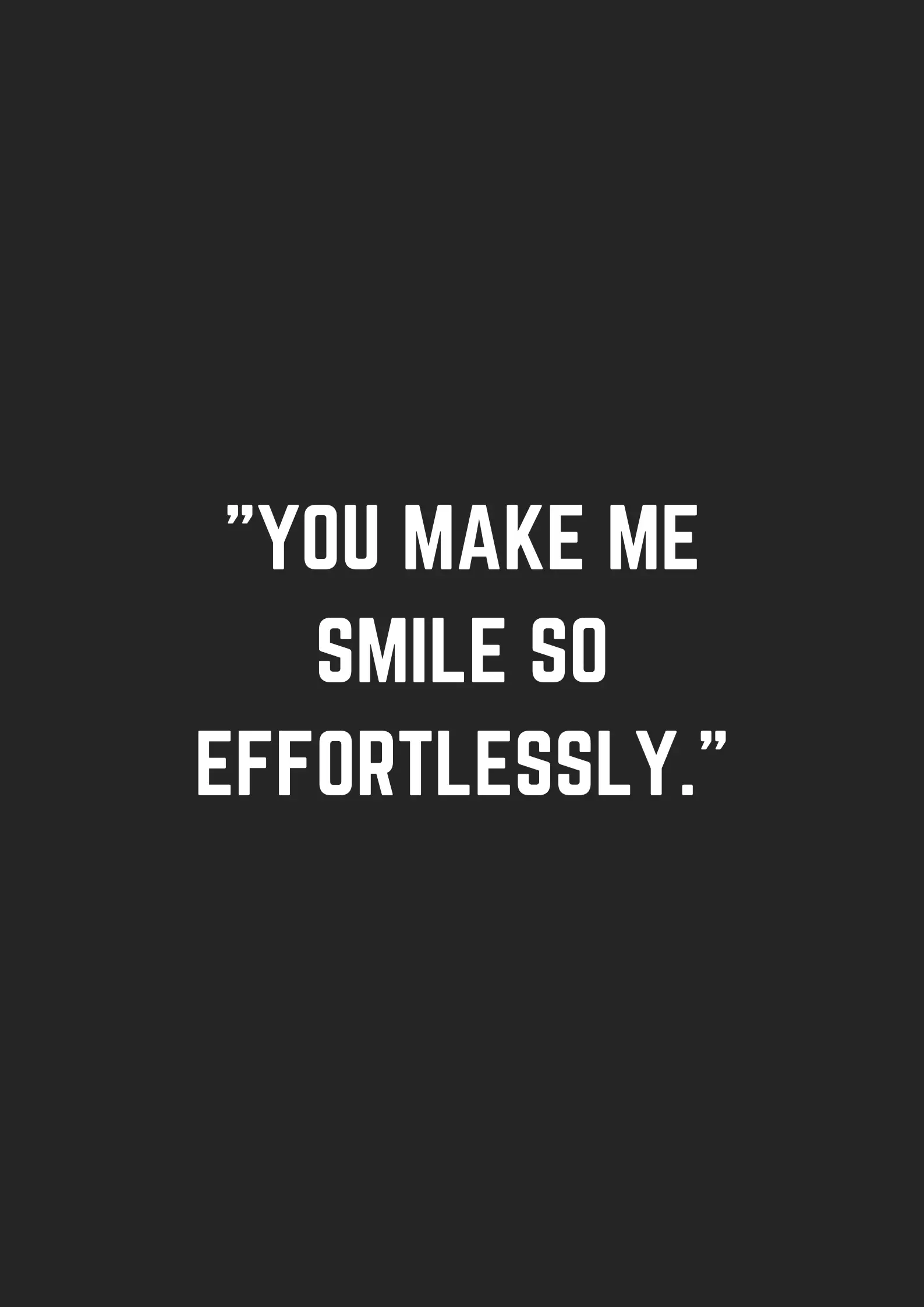 you make me smile - museuly