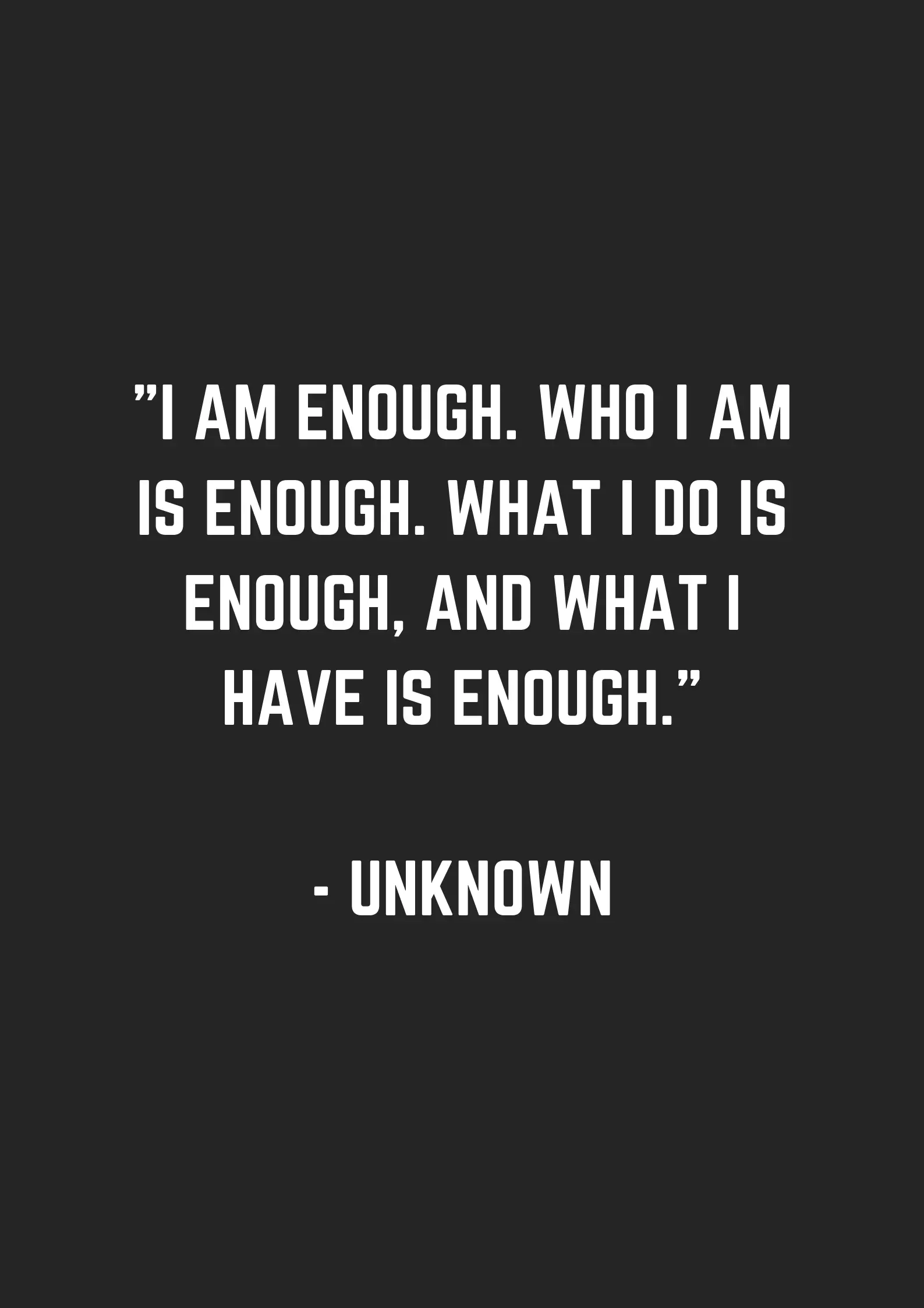 I AM ENOUGH - museuly