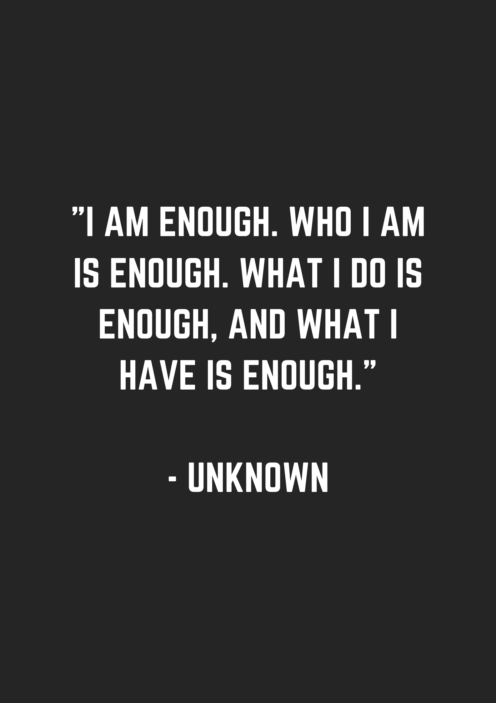 I AM ENOUGH - museuly
